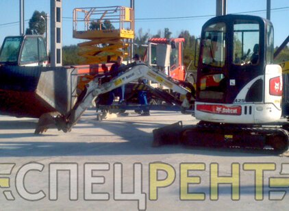 Аренда мини экскаватора BOBCAT EXC 425 BOBCAT EXC 425