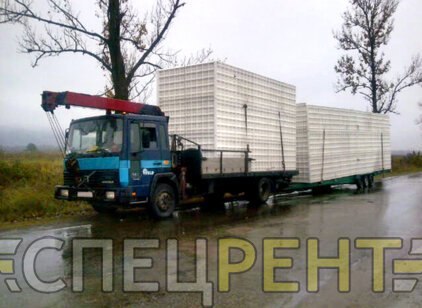 Аренда и услуги крана манипулятора Volvo FL611 6
тонн VOLVO FL611