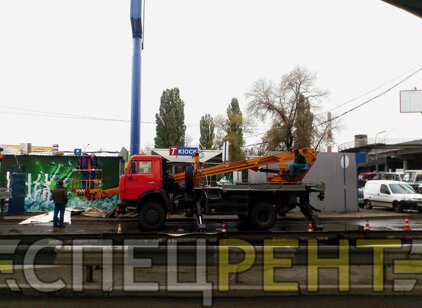 Аренда автовышки на базе КАМАЗ 22 метра КАМАЗ