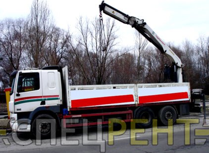 Аренда крана манипулятора DAF CF 380 10 тонн DAF CF 380