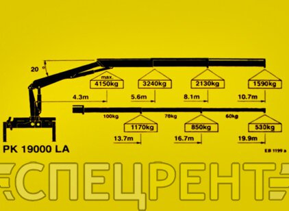 Аренда крана манипулятора DAF CF 380 10 тонн DAF CF 380
