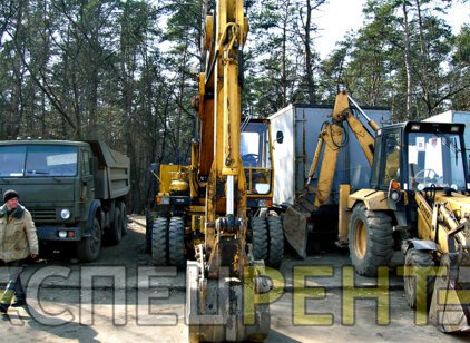 Аренда полноповоротного экскаватора HANOMAG HANOMAG