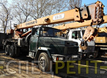 Услуги автокрана КРАЗ 25 тонн КРАЗ