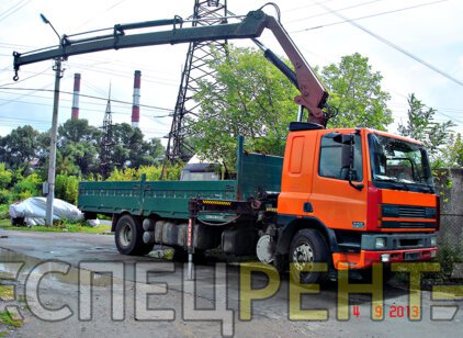 Аренда крана манипулятора DAF CF 250 10 тонн DAF CF 250