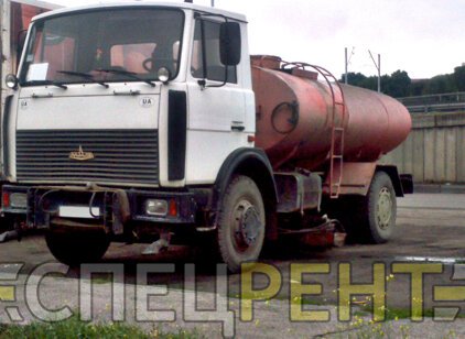 Аренда поливомоечной машины МАЗ с щеткой Поливомойка МАЗ