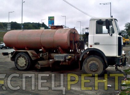 Аренда поливомоечной машины МАЗ с щеткой Поливомойка МАЗ