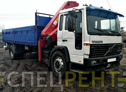 Аренда и услуги крана манипулятора VOLVO FL619 8
тонн VOLVO FL619