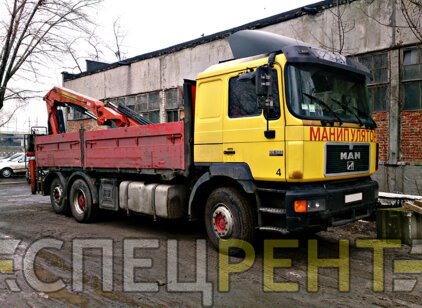 Аренда и услуги крана манипулятора MAN 26.403 15
тонн MAN 26.403