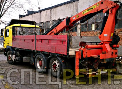 Аренда и услуги крана манипулятора MAN 26.403 15
тонн MAN 26.403