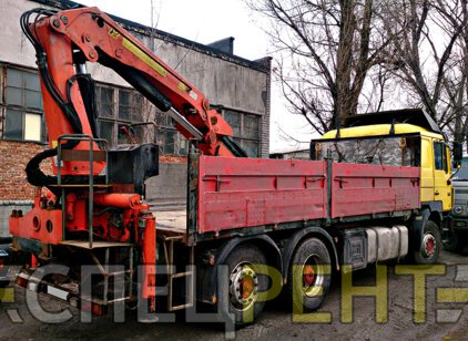 Аренда и услуги крана манипулятора MAN 26.403 15
тонн MAN 26.403