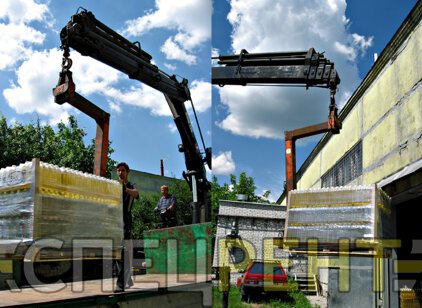 Аренда крана манипулятора SCANIA 15 тонн SCANIA