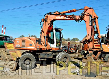 Услуги полноповоротного экскаватора ATLAS 1404 ATLAS 1404