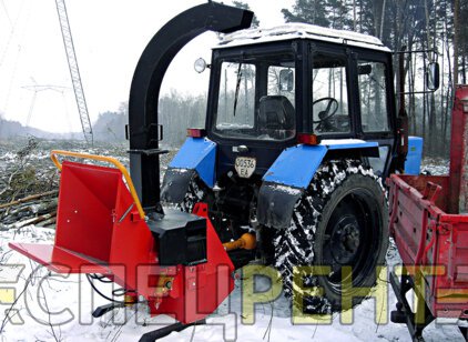 Аренда и услуги дереводробильной машины МТЗ Дереводробильная машина