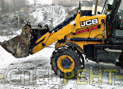 Уборка снега JCB 3CX