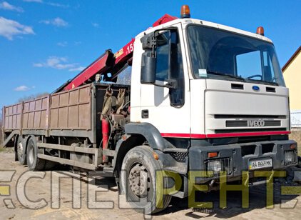 Аренда и услуги крана манипулятора IVECO 15 тонн IVECO