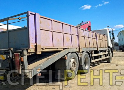 Аренда и услуги крана манипулятора IVECO 15 тонн IVECO