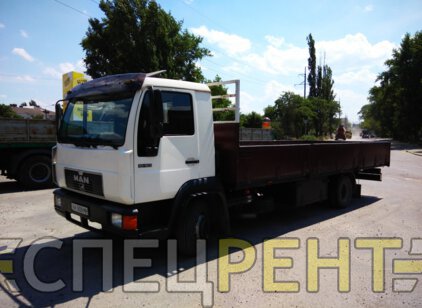 Грузоперевозки бортовым грузовиком МАН MAN
борт 7 метров