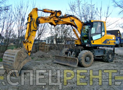 Аренда полноповоротного экскаватора JCB JS130W JCB JS130W